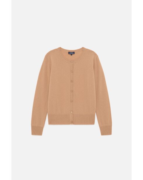 Gilet Caroline camel