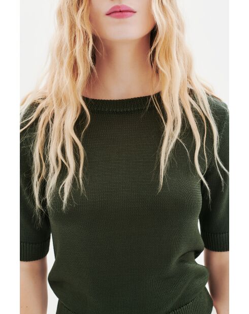 Pull Wilton vert kaki