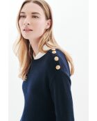 Marineblauwe jurk Maud
