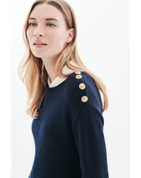 Marineblauwe jurk Maud