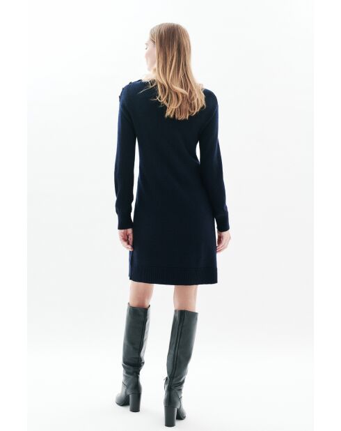 Marineblauwe jurk Maud