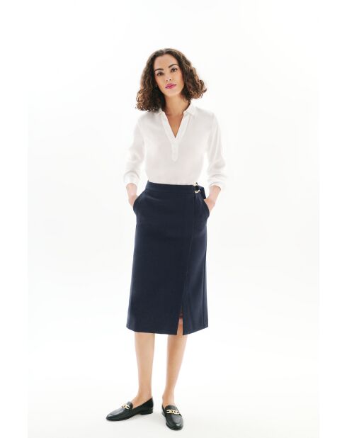Marineblauwe rok Josario