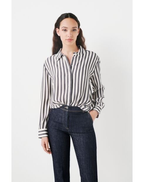 Chemise Caby gris foncé