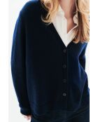 Gilet en laine Calypso bleu marine