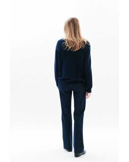 Gilet en laine Calypso bleu marine