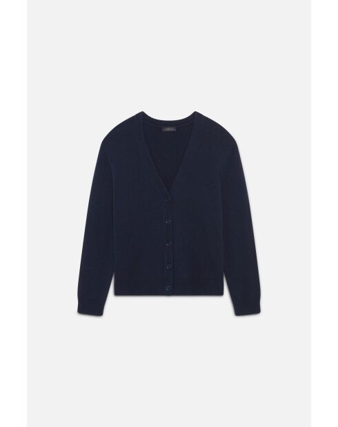 Gilet en laine Calypso bleu marine