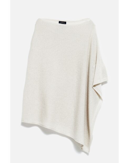 Poncho Baltia ivoire