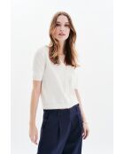 Gilet en coton Mirella blanc