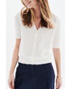 Gilet en coton Mirella blanc