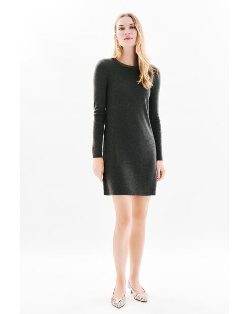 Robe en laine Miriam gris