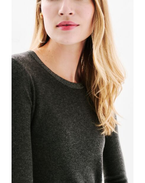 Robe en laine Miriam gris