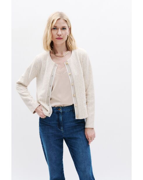 T-Shirt Tweedy creme