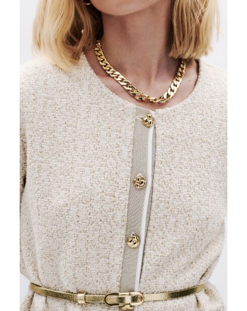 T-Shirt Tweedy creme