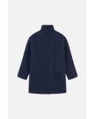 Manteau en laine Gerome bleu marine