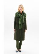 Echarpe Mabel vert kaki Cachemire