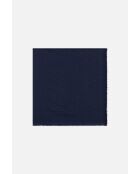 Foulard en soie Lacarola bleu marine