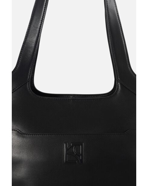 Sac Sacha en cuir noire