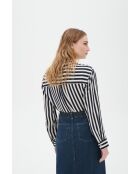 Marineblauw overhemd Caby
