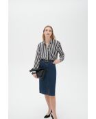 Marineblauw overhemd Caby