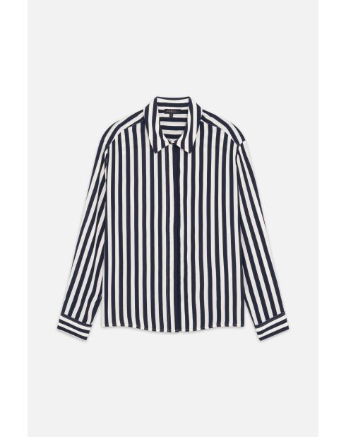 Marineblauw overhemd Caby