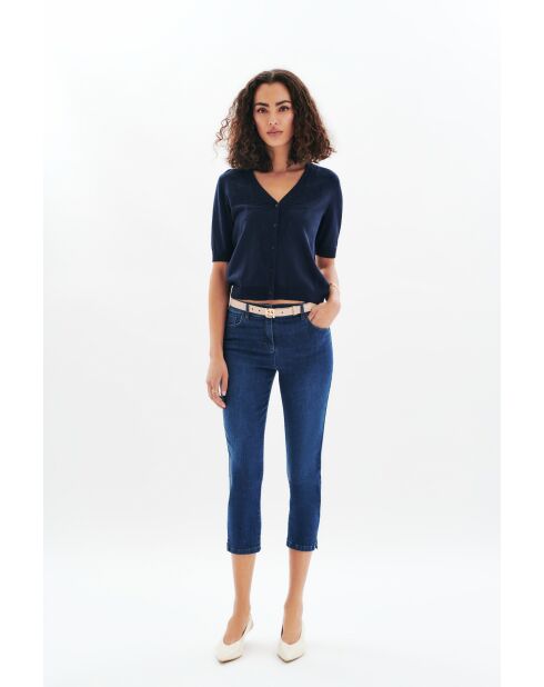 Gilet en coton Mirella bleu marine