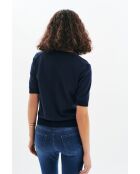 Gilet en coton Mirella bleu marine