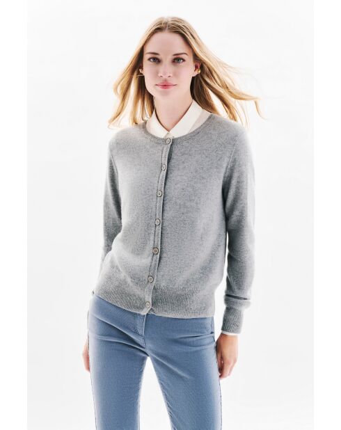 Gilet Caroline gris