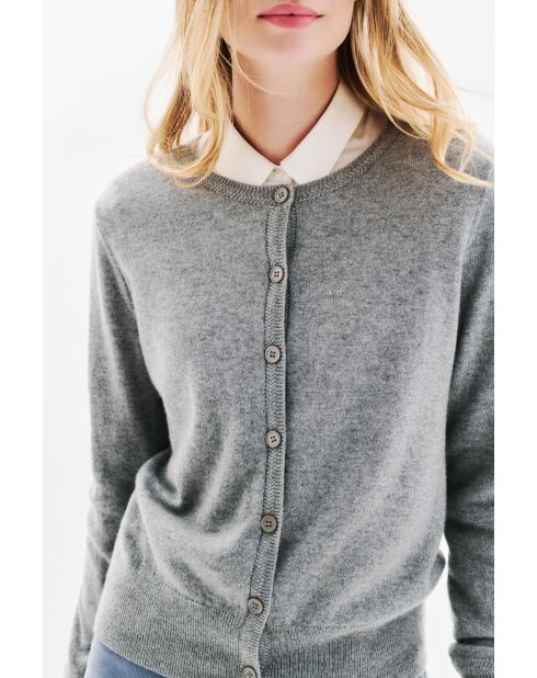 Gilet Caroline gris