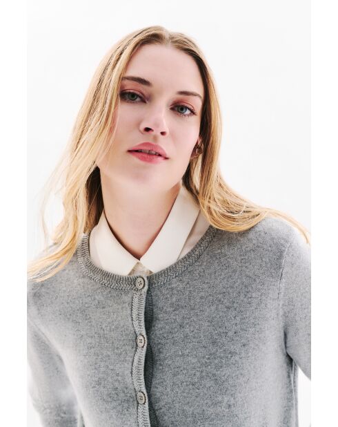Gilet Caroline gris