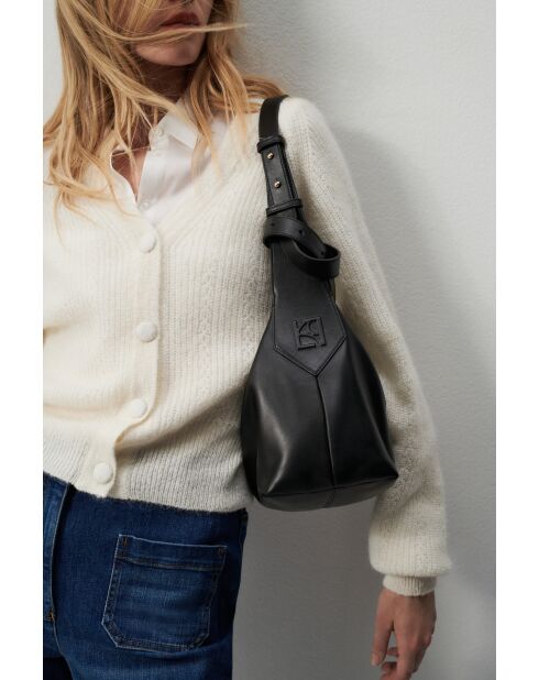 Sac Soane en cuir noire