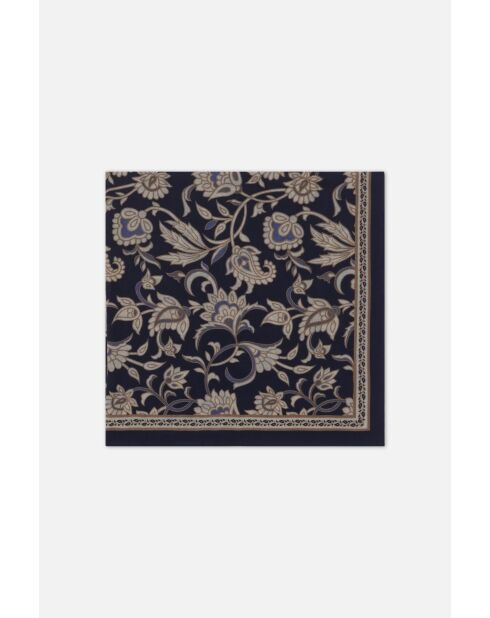 Foulard en laine Lamira bleu marine