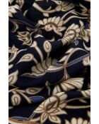 Foulard en laine Lamira bleu marine