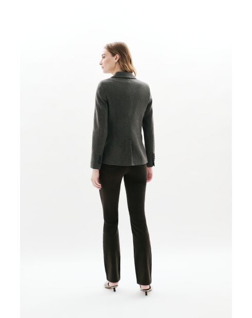 Graue Vaurara-Wolljacke