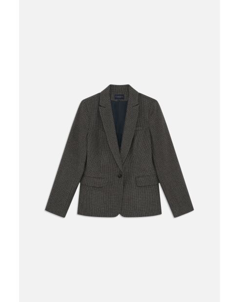 Graue Vaurara-Wolljacke