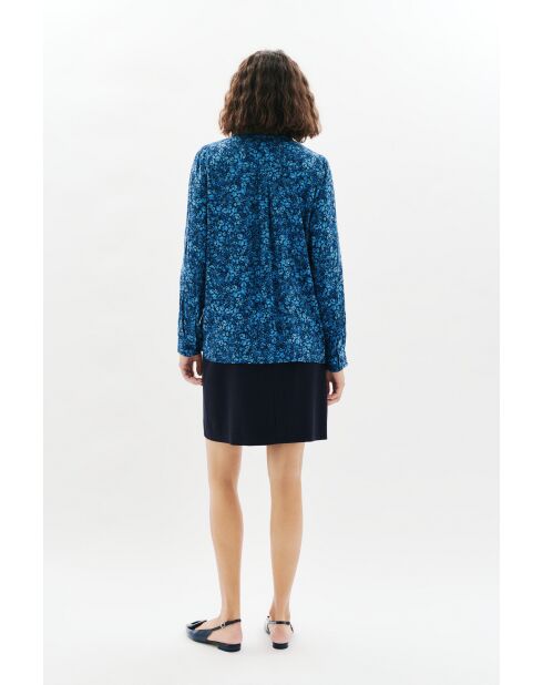 Marineblauw overhemd Jamie