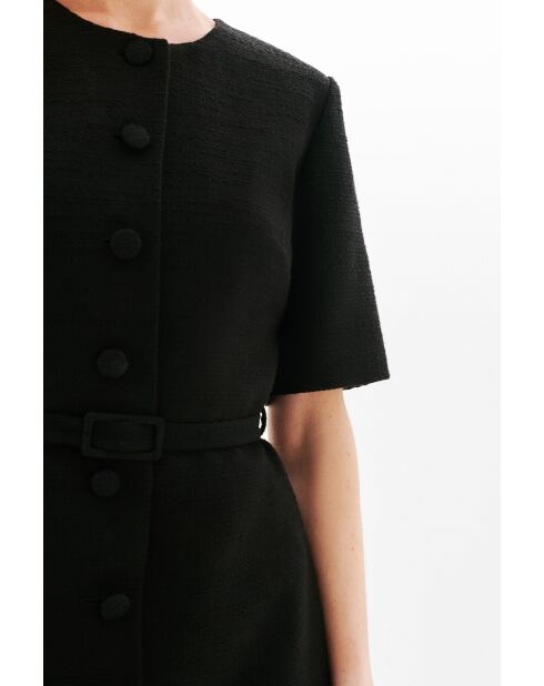 Robe en coton Remmy noire