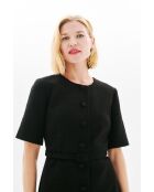 Robe en coton Remmy noire