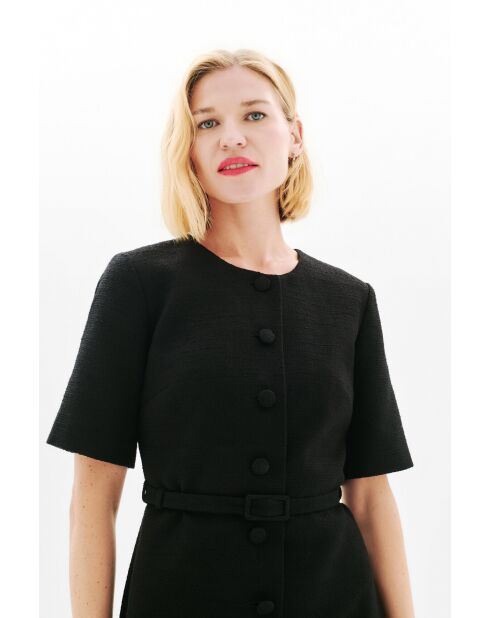 Robe en coton Remmy noire