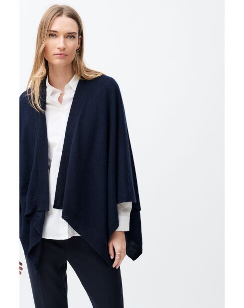 Poncho Hera bleu marine
