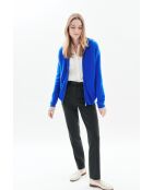 Gilet en laine Basila bleu electrique