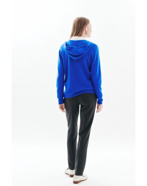 Gilet en laine Basila bleu electrique