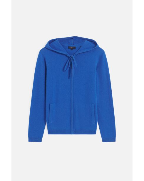 Gilet en laine Basila bleu electrique
