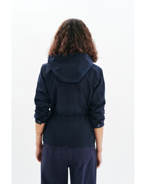 Gracy marineblauer Baumwollparka