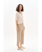 Pantalon en coton Parrel taupe