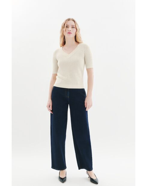 Pull en coton Levi ecru
