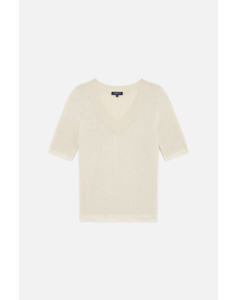 Pull en coton Levi ecru