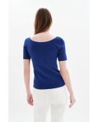 Pull Malone bleu roi