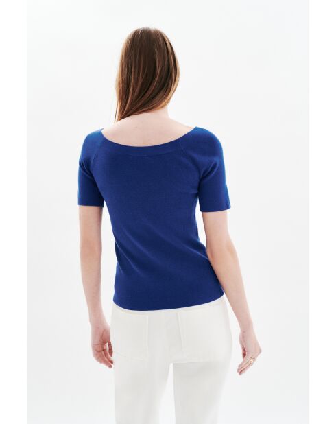 Pull Malone bleu roi