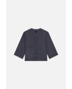 Marineblauw overhemd van katoen Calisa