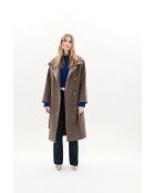 Cappotto Genie in lana tortora